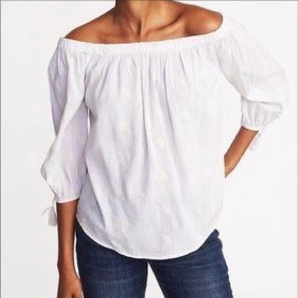 Cold Shoulder Raised Pineapple Boho shirt - Picture 1 of 7